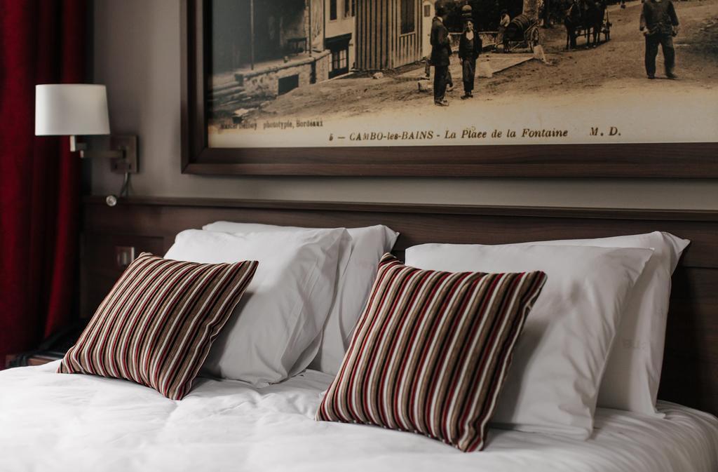 Hotel-Cafe Du Trinquet Камбо-ле-Бен Экстерьер фото